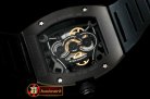 RM066B - Bubba Watson Tourbillon PVD/RU Black Swiss Qtz