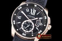 Cartier De Calibre Diver RG/RU Black MY8205