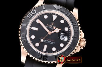 Rolex YachtMaster 116655 40mm RG/RU Black BP Ult Swiss 2836