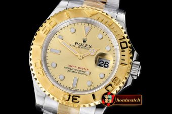 ROLYM094B - 16623 Yachtmaster Men TT Gold JF Asia 2836