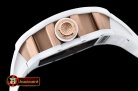 Richard Mille RM052 Skeleton Skull White CER/RU Rose Gold Custom