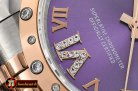 Rolex Datejust Midsize 31mm Diam Bez RG/SS Purple Diam BP A2836