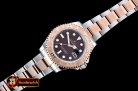 Best Quailty Rolex 2016 YachtMaster Mens RG/SS Brown JF Asia 313