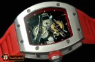 RM067A - Bubba Watson Tourbillon SS/RU Red Swiss Qtz