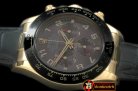 Replica Rolex Daytona 116528 YG/LE Grey Num A-7750 Sec@6 28800