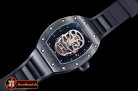 Richard Mille RM052 Skeleton Skull Black CER/RU Rose Gold Custom
