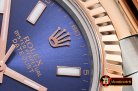 Rolex DJ2 41mm Oyst Flt RG/SS Blue Stk BP A3136 Mod