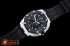 AP0375D - AP Royal Oak Chrono SS/RU Black JHF A3126 Secs@9