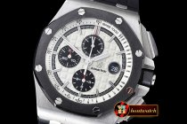 AP0379A - Royal Oak Offshore Novelty SS/RU White Noob A7750 secs