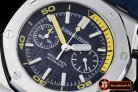 AP0337 - Royal Oak Offshore Diver Chrono SS/RU Blue JF A3126