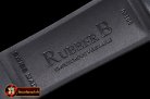 Rolex Rubber B VulChromatic Strap Black/White