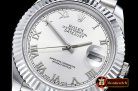 Rolex Datejust II DJ2 41mm Jub Flt SS/SS Silv Wht Roman BP A3235