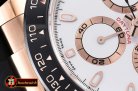 Rolex Daytona Cer RG/RU White Stick BP Ult A7750 Mod