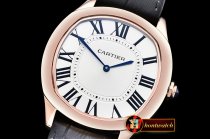Cartier Drive De Cartier Extra-Flat RG/LE White Jap Qtz