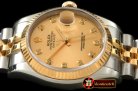 Best Replica Rolex Datejust Man 116233 Gold Diam TT Swiss 2836