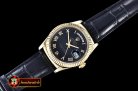 Replica Rolex Daydate 36mm YG/LE Black Roman A2836