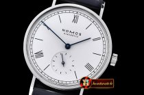 Replica Nomos Glashutte Ludwig SS/LE White Roman Asia HW