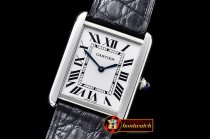 Cartier Tank Solo Ladies SS/LE Wht Swiss Qtz