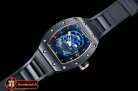 Richard Mille RM052 Skeleton Skull Black CER/RU Blue Custom Mod