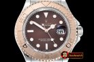 Rolex YachtMaster 116623 40mm 904L RG/SS Brown GMF A3135