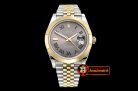 Rolex Datejust II 41mm Jub Smt YG/SS D.Grey Stk/Num BP Swiss 283