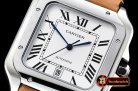 Cartier Santos De Cartier 2018 40mm SS/LE (Tan) Wht MY9015