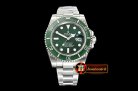 Rolex Submariner 116610LV 904L SS/SS Green ARF Ult A2824