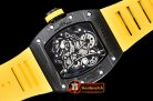 Richard Mille RM055 Bubba Watson FC/RU Skeleton Yellow MY9015 Mod