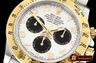 Rolex Daytona 116523 YG/SS White Num OMF A7750 Mod