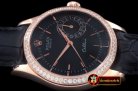 ROLCEL066B - 2014 Cellini Date RG/LE Black Asia 2813