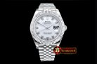 Rolex Datejust II DJ2 41mm Jub Flt SS/SS White MOP Diams BP A323