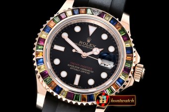 Rolex YachtMaster 40 116695SATS RG/RU Black BP Asia 3135