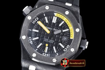 AP0378A - Royal Oak Diver FC/RU Black/Yellow JHF A2813 Mod3120