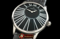 JD004B - Petite Heure Minute SS/LE Black ST 8003