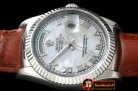 Replica Rolex DayDate Fluted M-Wht Roman SS/LE Asian 2813