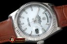 Replica Rolex DayDate Fluted White SS/LE Asian 2813