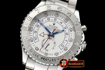 Rolex YachtMaster II Stainless SS/SS White BP Asia 2813 Mod