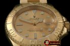 Best Replica Rolex Yachtmaster Men FG Gold Asia 2813 25J 28800