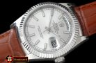 Replica Rolex DayDate Fluted Silver SS/LE Asian Eta 2836