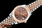 Rolex Datejust II 41mm Jub Smt Wrap RG/SS Brown Diam BP Swiss 2836