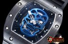 Richard Mille RM052 Skeleton Skull Black CER/RU Blue Custom Mod