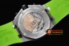 AP0334 - Royal Oak Offshore Diver Chrono SS/RU L-Green JF A3126