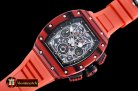 Richard Mille RM011-03 Auto Flyback Chrono Red FC/VRU Blk A7750