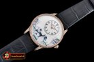 JAQUET DROZ Les Ateliers dArt Petite Heure Minute Dog RG/LE ST8003