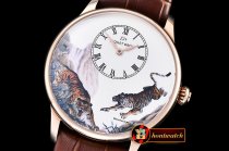 Replica JAQUET DROZ Les Ateliers dArt Petite Heure Minute Tiger