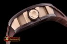 Richard Mille RM052 Skeleton Skull Brown CER/RU Rose Gold Custom