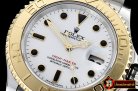 Rolex YachtMaster 116613 40mm 904L YG/SS White GMF A3135