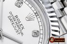 Rolex Datejust II DJ2 41mm Jub Flt SS/SS Silv Wht Diams BP A3235