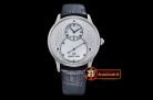 JAQUET DROZ Grande Secs Diams SS/LE White MOP ST 8003