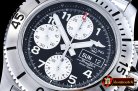 Breitling superocean SteelFish Chrono SS/SS Blk/Wht A7750